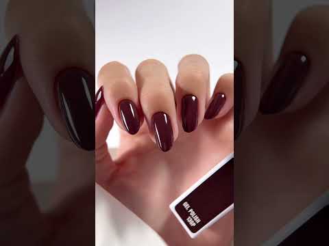 Гель-лак бордо JOIA vegan Mulled Wine №13GP, емаль (6 мл)