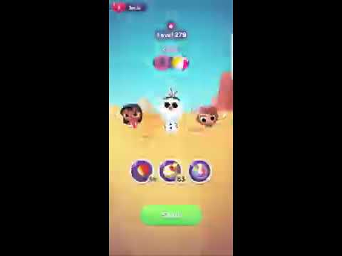 Disney Getaway Blast Levels 275, 276, 277, 278 & 279