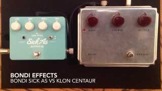 Bondi Sick As Overdrive vs Klon Centaur (humbuckers)