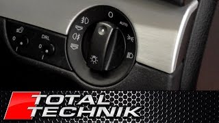 How to Remove Headlight (Head Lamp) Switch - Audi A4 S4 RS4 - B6 B7 - 2001 2008 - TOTAL TECHNIK