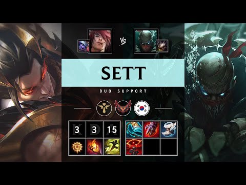 Sett Support vs Pyke - KR Grandmaster Patch 25.19