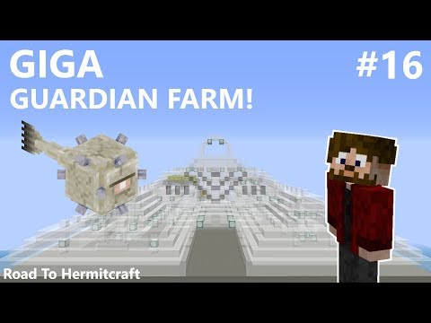 GIGA GUARDIAN FARM! - Road To Hermitcraft #16 (MEGASODE!)