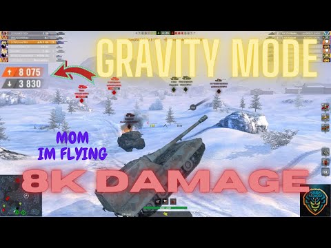 Jagdpanzer E 100 | 8K DAMAGE | 4KILL | GRAVITY MODE | World Of Tanks Blitz