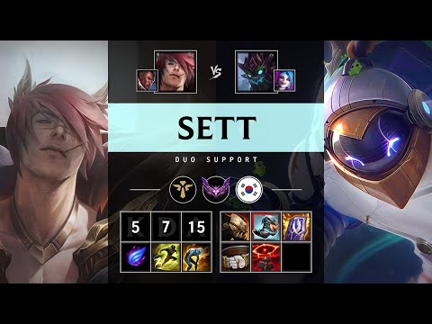 Sett Support vs Maokai - KR Master Patch 25.19
