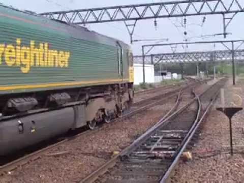 Freightliner Class 66 No. 66620 on 0Z66 Guide Bridge Yard - Earles Sdgs @ Guide Bridge on 24.04.11