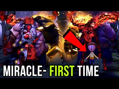 Miracle- First Time Ever with Pudge Arcana - Dendi Doll Magic Power - Dota 2