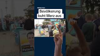 Bevölkerung buht Merz aus ‼️🚨 #afd #bundestag #nachrichten #politik #c