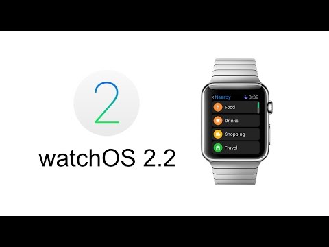 Apple Watch Update - watchOS 2.2 with New Maps Application