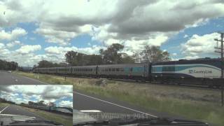preview picture of video 'Chasing the worm : HST's down under : Australian trains and railroads'