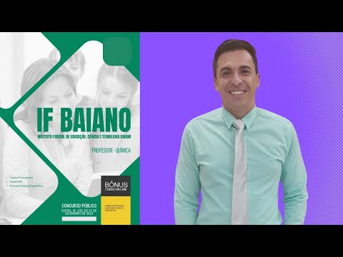 Apostila Concurso IF Baiano - Instituto Federal de Educação e Tecnologia Baiano Professor de Química