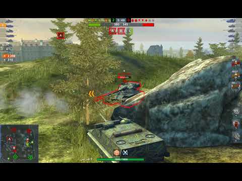 Wot Blitz Foch 155 / 6600 dmg / 3 Kills / saleh3010