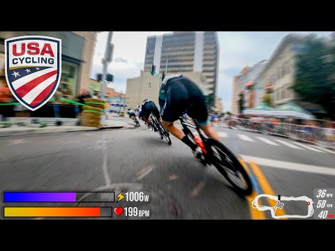 Ripping 36mph Corners - USA Criterium National Championships