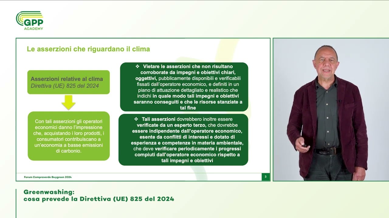 Greenwashing: cosa prevede la Direttiva (UE) 825 del 2024