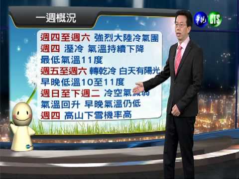 2013.11.26華視晚間氣象 吳德榮主播