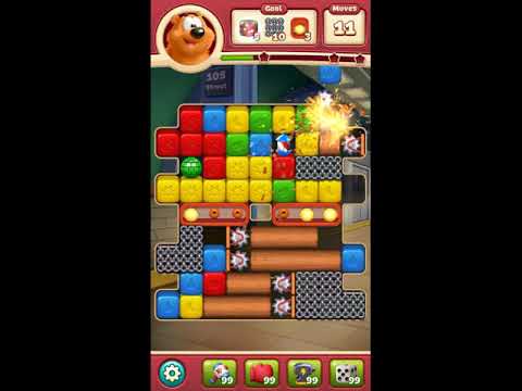 Toon Blast Level 4885 - NO BOOSTERS 🐻🐺🐱 | SKILLGAMING ✔️