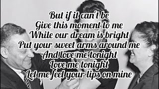 Elvis Presley - Love Me Tonight (Lyrics)