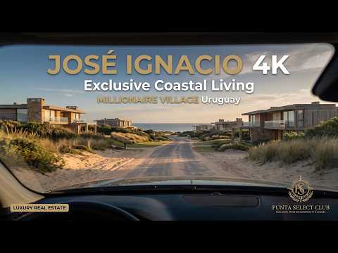 José Ignacio 4K Dashcam 🇺🇾 Uruguay’s Exclusive Millionaire Beach Village | Luxury Real Estate
