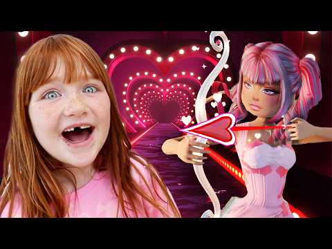 Adley LOVES the new DRESS TO iMPRESS Valentines Update!! secret codes & finding fun changes in dti