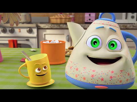 Micuțul ceainic - Colaje pentru Copii de la TraLaLa - Cantece Copii