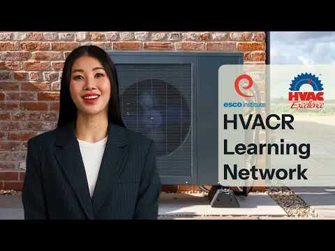 This video serves as a promotional overview of the ESCO Institute HVACR Learning Network, highlighting its role in providing expert training and certification for the HVAC industry.