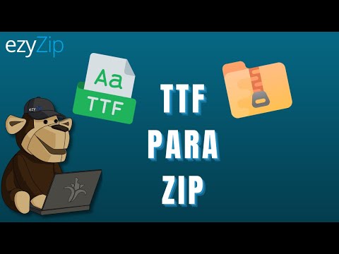 Como converter TTF para ZIP online (guia simples)