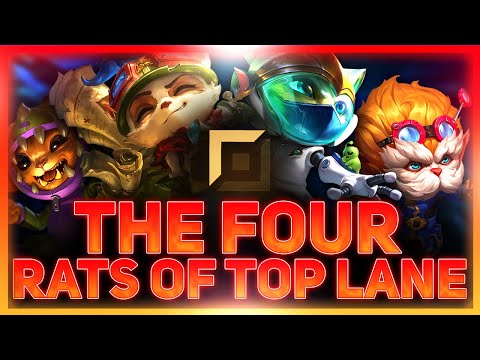 The Four Rats Of Top Lane - League's Biggest Ragebait Champions