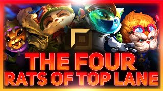 The Four Rats Of Top Lane - League's Biggest Ragebait Champions