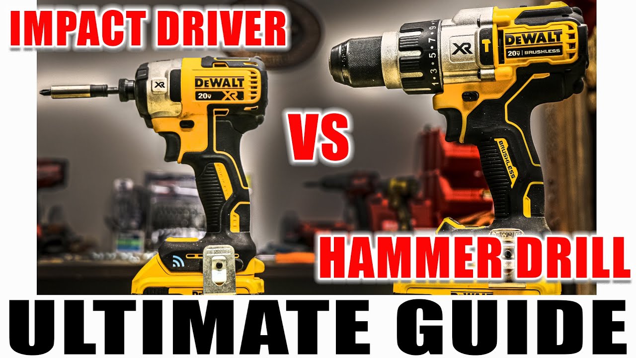 DIFFERENCE BETWEEN HAMMER DRILL DRIVERS & IMPACT DRIVERS (Ultimate Guide Tips and Tricks)