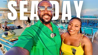 1st Sea Day on Carnivals Newest & Largest Cruise Ship