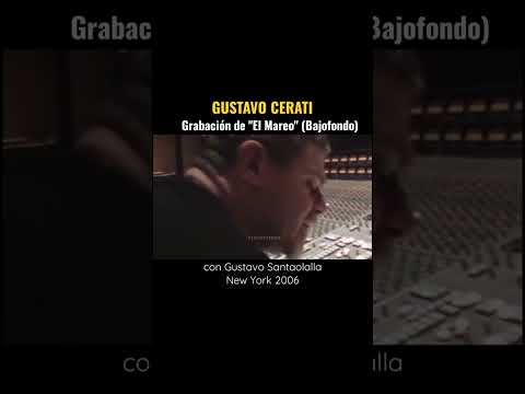 Thumbnail for Gustavo Cerati grabando "El Mareo" - New York 2006 - #short #gustavocerati #cerati by cerati