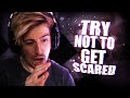 LITERALLY JUMPED OUT OF MY SEAT FROM A JUMPSCARE Try Not To Get Scared Challenge