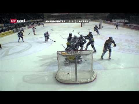 1.Spiel Playout 02.03.13 Ambri - Lakers 4 : 2