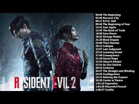 RESIDENT EVIL 2 REMAKE OST - ORIGINAL SOUND TRACK | BANDA SONORA ORIGINAL BSO | FULL ALBUM