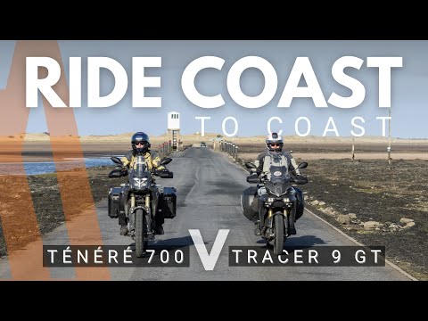 Yamaha Tenere 700 vs Tracer 9 GT coast to coast bike adventure, on and off road