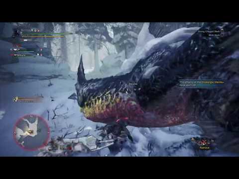 Monster Hunter World: Iceborne - Hunting Beotodus and Banbaro with the Great Sword