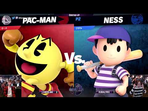 LemonLime (Pikachu, Pac Man) vs. Kudaltrix (Ness) - Orbitar 69 - Pools