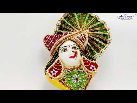 Laxmi Mata Devi Face in Kolhapuri Traditional Pheta Style video