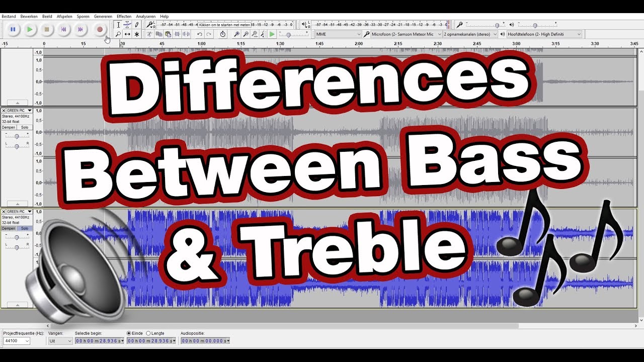 Hear the Differences Between Bass and Treble