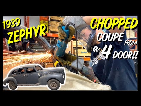 1939 Lincoln Zephyr Chopped Coupe Conversion (Part 1)