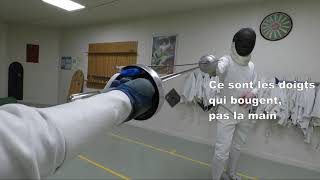 'escrime... en quelques mots : dégagement & coupé
