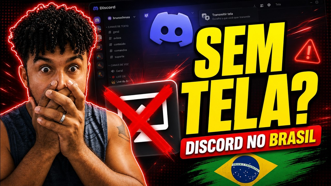 Discord sem compartilhar tela no Brasil: 2 alternativas para OBS e lives