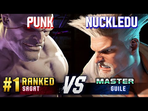 SF6 ▰ PUNK (#1 Ranked Sagat) vs NUCKLEDU (Guile) ▰ High Level Gameplay