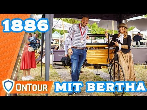 Das ERSTE Auto der Welt! Der Benz Patent-Motorwagen mit Bertha Benz am Steuer - Classic Days 2022