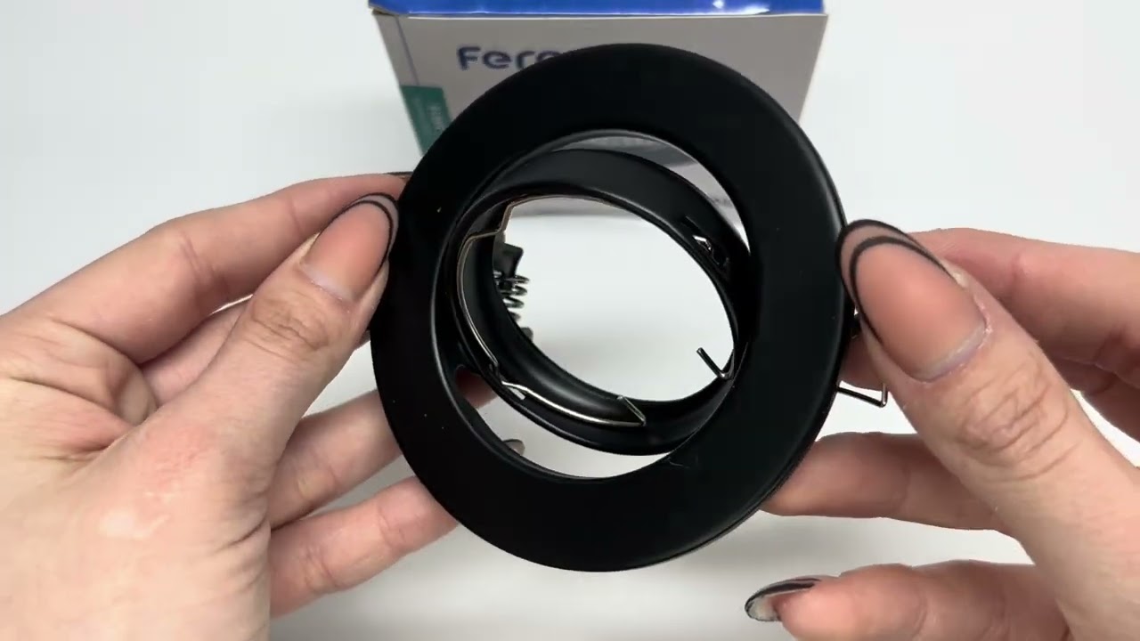 Врізний точковий світильник FERON DL11 MR-16 чорний 01818