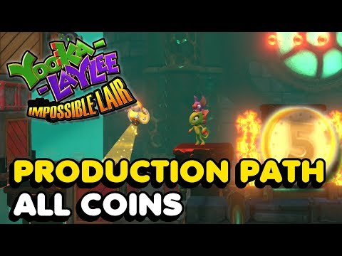 Production Path All Coin Locations | Yooka-Laylee And The Impossible Lair - Chapter 7