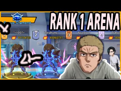 🔥🔥AKHIRNYA RANK 1 ARENA DENGAN TANKTOP MASTER 90% BUILD ARENA [A2+KS] - ONE PUNCH MAN The Strongest
