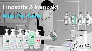 Die kompakte & innovative Hygienelösung für Desinfektion, Schaumseife, Intimreinigung & Pflege