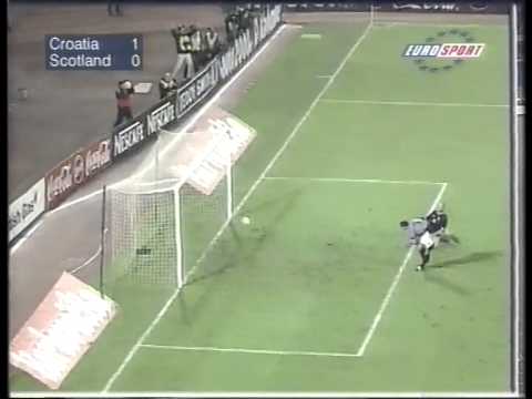 Croatia v Scotland 2002 World Cup Qualifying match