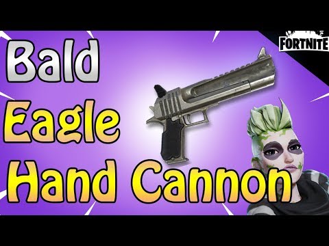 FORTNITE - PL 130 Legendary Bald Eagle Hand Cannon Gameplay (Level 100 Evacuate The Shelter) Video