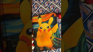 Scream... SCREAM FOR THIS BINDER! 😱 #painting #pokemon #custom #bindercollection #pikachu #scream